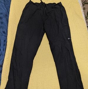 Black scrub pants